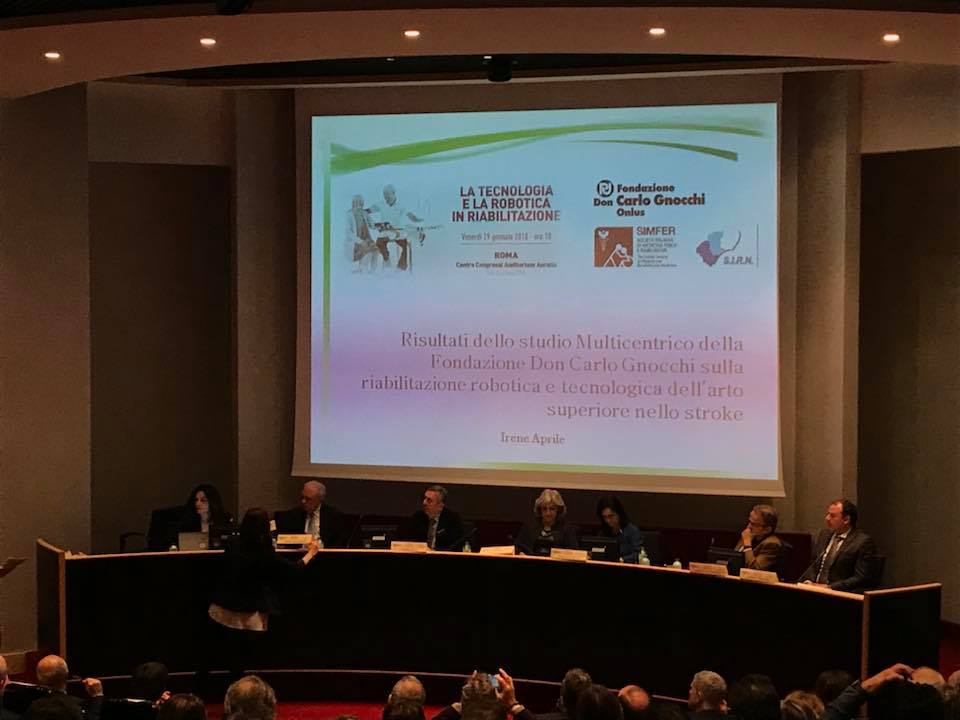 La tecnologia e la robotica in Riabilitazione - Gen. 2018